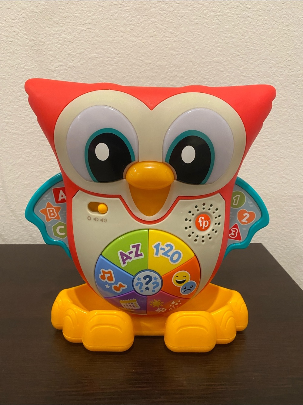 Fisher-Price Red and Yellow Interactive Learning Owl